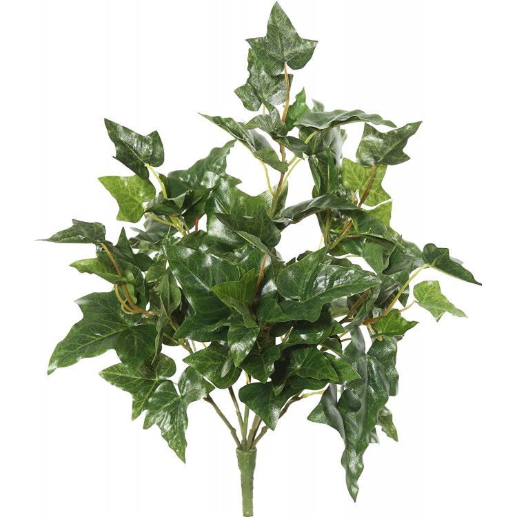 Vickerman Everyday 20 Indoor Artificial Green English Ivy Bush Faux Indoor Bush Greenery For Home Or Office Decor Maintenance Free