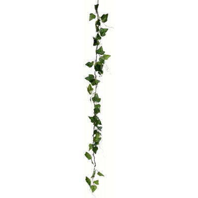 Vickerman Everyday 56" Artificial Green Ivy Garland Faux Floral Decor Home Or Office Greenery Accent Maintenance Free 2 Pack