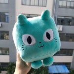 4PCS Pet Simulator X Plush Cat Plushies Cute Animal Big Games Plush Toy Kawaii Anime Plushies Stuffed Animal Soft Pillow for Kids and Fans 4 Sets
