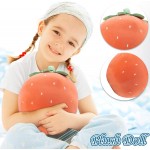 97Sanpang Plush Toy for Kids Strawberry Snuggly Stuffed Plush Toy Waist Cushion Birthday Gift for Boys Girls Home Decor Sleep Pillow Family Bed Christmas for Girlfriend Bedroom Decoration
