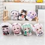 Azur Lane Plush Toy Anime Figure Double-Sided Pillow Kawaii Hug Cushion Home Decor for Children Aldult Gift Collection 45cm 3