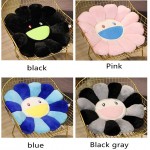 Colorful Plush Toy Sunflower Stuffed Doll Toy Smiling Face Sunflower Stuffed Plush Toy Doll Cushion Pillow Home Bedroom Car Decoratio Ornaments Soft and Comfortable Sunflower Cushion