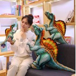 Creative 3D Simulation Dinosaur Plush Toy Hug Doll Pillow Home Decor for Kids Boys Birthday Gift 1M