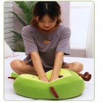 Cute Avocado Stuffed Plush Soft Hugging Pillow Toy Lovely Fruit Plush Toy Doll Green Avocado Throw Pillows for Children Gifts Plushie Cushion for Kids Home Bedroom Decoration 35.5inch Long Avocado