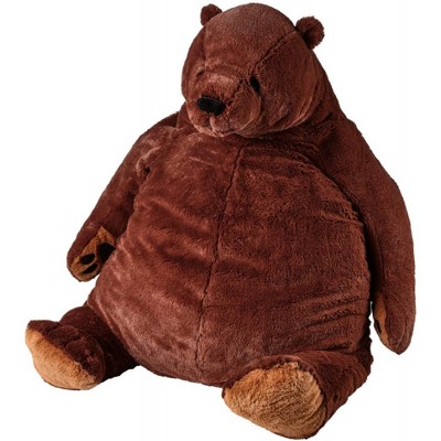 Giant Teddy Bear Stuffed Animal Plush Toy Fluffy Big Brown Bear Doll Home Decor Cute Soft Pillow Valentine's Day Birthday Gift for Kids Girls Girlfriend Brown 23.62in