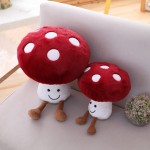 hytio Mushroom Plush Pillow Mushroom Plush Stuffed Animal Fun Plush Toys and Home Decor Items，6.3 inch
