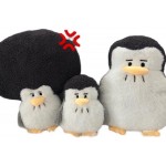 JINHUA Explosion Head Penguin Birthday Gifts Home Decor Penguin Doll Stuffed Animals Cushion Sad Expression Car Pillow Penguin Stuffed ToyS