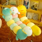 JJ yyds Plush Toys Long Size Animal Throw Pillow Cute Dinosaur Rabbit Chick Long Shape Plush Toy Bed Sleep Pillow Cushion Home Decor Color : Chick Height : 120cm