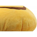 LynnWang Design Emoji Round Cushion Pillow for Home Decor Kids Room Decorative Plush Pillow for Car Sofa Pets Cushions