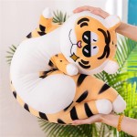 Meideli Tiger Plush Doll Cute Plush Toy Stuffed New Year Tiger Plush Toy Soft Sofa Hug Pillow for Home Decor Tiger 50cm