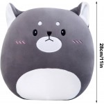 Onefa Plush Figure Toys Cute Animal Shape Throw Pillow Toys Gift Back Support Soft Cushion Home Decor Cute Animal Plush Toy Cute Skin-Friendly Doll Festival and Birthday Gift