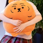 Plush Cute Fat Tiger Plush Toy Skin-Friendly Breathable Fine Workmanship Home Decor Stuffed Plush Tiger Toy for Home Tiger Pillow Fade-Less