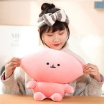 SSxgslbh Cute Stuffed Pink Heart Plush Toy Cute Pillow Animal Soft Throw Pillow Home Decor Height : 52CM