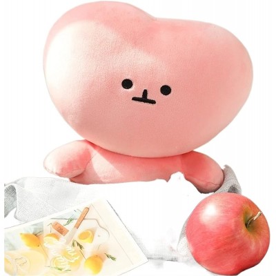 SSxgslbh Cute Stuffed Pink Heart Plush Toy Cute Pillow Animal Soft Throw Pillow Home Decor  Height : 52CM