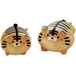 SSxgslbh Soft Plush Fat Tiger Toy Pattern Pillow Striped Pig Plush Pillow Cushion Home Decor Birthday Gift Color : Black Height : 45cm