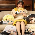 Tokyo Revengers Plush Toy Anime Figure Double-Sided Pillow Kawaii Hug Cushion Home Decor for Children Aldult Gift Collection 13cm Pendant Matsuno Chifuyu