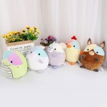 ViperIMR Cute Animal Plush Toy Pillow 11 Inch Kawaii Soft Chubby Stuffed Doll Best Gift for Kids Friends and Family Fluffy Plushie Toys Home Decor Sofa Cushion