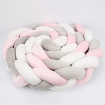 XHJRI Soft Cushion Knot Pillow Suitable for Home Decor and Furniture Decoration Bed Gap Filling Cushion Plush for Boys Girls Gift Decoration 157inch Pink White Grey