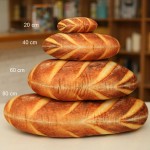 XIAOYAOJING 3D Butter Bread Shape Pillow Plush Stuffed Simulation Toast Bread Body Pillow for Home Decor Gift Food Toy 40