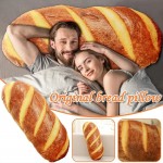 XIAOYAOJING 3D Butter Bread Shape Pillow Plush Stuffed Simulation Toast Bread Body Pillow for Home Decor Gift Food Toy 40