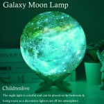 Childrenlive Galaxy Moon Lamp 5.9 inch Moon Night Light 16 Color Moon Light Bedroom Decor Light Birthday for Children Baby & Lovers General
