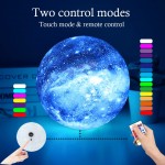 Childrenlive Galaxy Moon Lamp 5.9 inch Moon Night Light 16 Color Moon Light Bedroom Decor Light Birthday for Children Baby & Lovers General