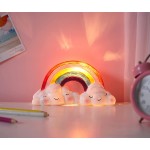 Heritage Kids Figural Unicorn Shaped Accent Decorative Table Lamp Multicolor WK640788