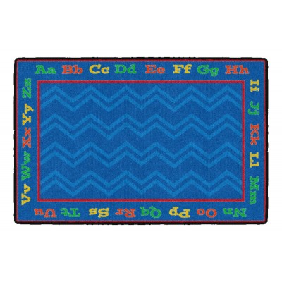 Flagship Carpets Alphabet Kids Educational Letters Rug for Classroom or at Home Learning Area Rug Kids Room or Playroom Carpet 2' x 3' Rectangle