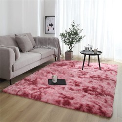 Fuzzy Abstract Area Rugs for Bedroom Living Room Fluffy Shag for Kids Nursery Dorm Cozy Furry Plush Throw Shaggy Decorative Accent Rug for Indoor Home Floor Carpet