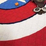 INCX Cotton Baby Play Mat Cute Children Rug Mat Toy Storage Bag Organizer 58x58 Inch Captain America