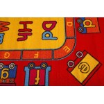 iSavings Kids Baby Room Daycare Classroom Playroom Area Rug. ABC’s Alphabet. Numbers. Train. Educational. Fun. Non-Slip Gel Back. Bright Colorful Vibrant Colors 8 Feet X 10 Feet