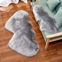 Shaggy Fluffy Area Rugs Carpets for Nursery Teens Girls Rooms Plush Shag Rugs for Kids Bedrooms Home Room Floor Accent Decor Fur Rug 60x120cm