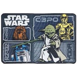 Star Wars Game Print Accent Rug Set 31.5" X 44" Room Decor Deluxe Kit