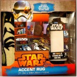 Star Wars Game Print Accent Rug Set 31.5 X 44 Room Decor Deluxe Kit with Bonus Micromachines Blind Pack Series 1