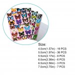 80 PCS Butterfly Wall Decals 3D Butterfly Wall Decor Stickers for Home Wall Decor Room Nursery Decor