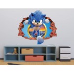 Boys Kids Wall Decal 3D Vinyl Removable Baby Gift Personalized Wall Decals for Bedroom Home Decor MR914