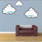 Clouds Home Decor Wall Decal Game Clouds Decals Kids Decals Game Room Console Decals Super Bros Wall Decor Sticker Games Removable Wall Sticker b98