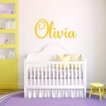 Personalized Name Wall Vinyl Decal Sign 12 24 36 Wide Options | Customize Baby Boy,Girl and Home Décor | House Decoration for Baby Shower and Nursery| C01D01