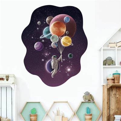 Space Wall Stickers Universe Starry Fantasy Wall Decor,Art Magic 3D Milky Way Home Decor Kids Children Bedroom