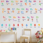 Yovkky Flying Animals Alphabet Wall Decals Peel Stick Educational Uppercase Lowercase ABC Letters Sticker Nursery Learning Decor Home Classroom Decoration Kids Bedroom Playroom Art Party Supply Gift
