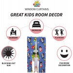Franco Kids Room Window Curtains Drapes Set 82 in x 84 in Ryan's World