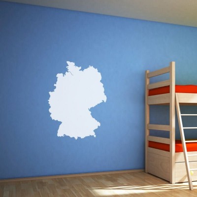 Supertogether Regular Mainland Germany Dry Wipe Whiteboard Bedroom Kids Playroom Wall Sticker White