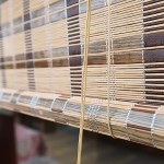 BCGT Bamboo Roll Up Blind Blinds Semi-Privacy Bamboo Curtains Any Size 40-130cm Wide and 84-225cm High for Balcony Decoration Study Living Room Size : W106 x H 120 cm