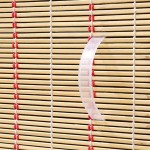 BCGT Bamboo Window Blind Sun Shade Door Roll Up Blind with Handle，Double Stitched Edges for Home Business Garden,Living Room Size : 120×220cm