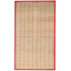 BCGT Bamboo Window Blind Sun Shade Door Roll Up Blind with Handle，Double Stitched Edges for Home Business Garden,Living Room Size : 120×220cm