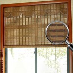 BCGT Natural Bamboo Roll Up Window Blind Roman Shade Sun Shade with Wave Mantle Shading Rate 85% for Windows Doors French Doors Kitchen Size : W106 x H 180 cm