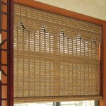 BCGT Natural Bamboo Roll Up Window Blind Roman Shade Sun Shade with Wave Mantle Shading Rate 85% for Windows Doors French Doors Kitchen Size : W106 x H 180 cm