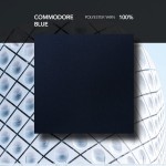 Chicology Cordless Magnetic Roman Shades Window Blind Fabric Curtain Drape Function Room Darkening Commodore Blue 33W X 64H