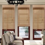 LANTIME Wood Window Roman Shades Lined Blackout Bamboo Roman Shades Blinds Easy Installation for Home and Garden Pattern 6