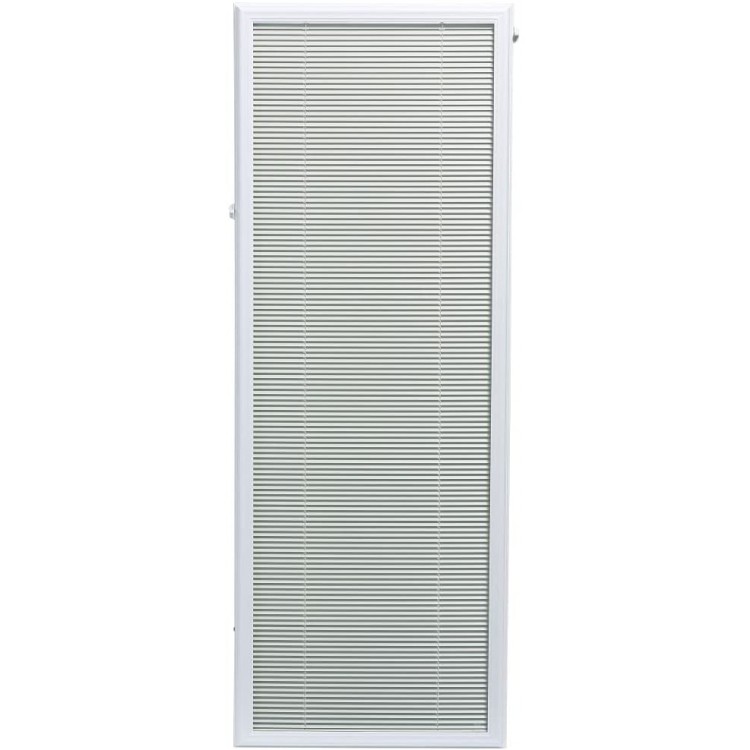 ODL Add On Blinds for Raised Frame Doors Outer Frame Measurement 24 x 66- Home Improvement Easy to Install Use and Maintain Innovative Window Shades Behind The Tempered Safety Glass Panels